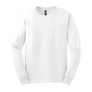 Gildan 2400 - L / S T-Shirt Blanca