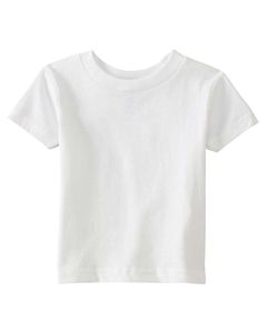 Rabbit Skins 3401 - Infant 5.5 oz. Short-Sleeve Jersey T-Shirt Blanca