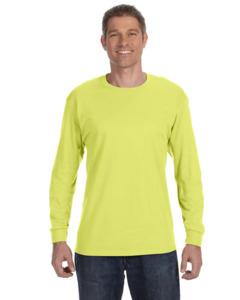 Jerzees 29L - 5.6 oz., 50/50 Heavyweight Blend™ Long-Sleeve T-Shirt  Seguridad Verde