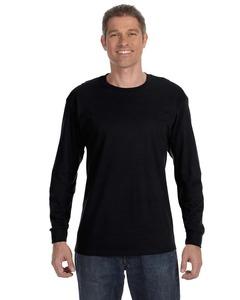 Jerzees 29L - 5.6 oz., 50/50 Heavyweight Blend™ Long-Sleeve T-Shirt  Negro