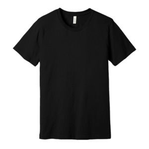 Bella+Canvas 3001C - Unisex  Jersey Short-Sleeve T-Shirt Negro