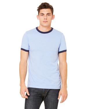 Bella+Canvas 3055C - Men’s Jersey Short-Sleeve Ringer T-Shirt