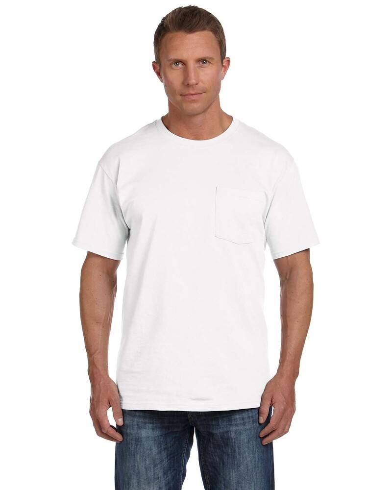 Fruit of the Loom 3931P - 5 oz., 100% Cotton HD Pocket TEE