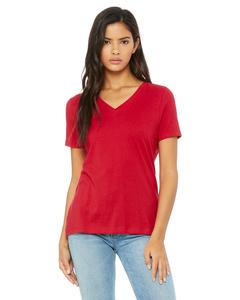 Bella+Canvas 6405 - Missy Jersey Short-Sleeve V-Neck T-Shirt Roja