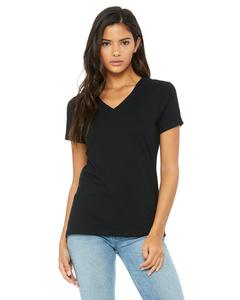 Bella+Canvas 6405 - Missy Jersey Short-Sleeve V-Neck T-Shirt Negro