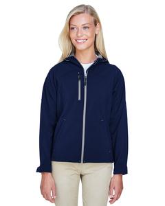 Ash City North End 78166 - Prospect Ladies' Soft Shell Jacket With Hood Clásico Armada