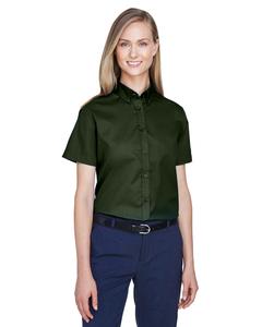 Ash City Core 365 78194 - Optimum Core 365™ Ladies' Short Sleeve Twill Shirts Bosque Verde