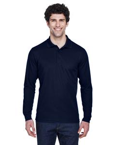 Ash City Core 365 88192 - Pinnacle Core 365™ Men's Performance Long Sleeve Pique Polos Clásico Armada