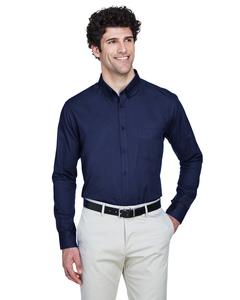 Ash City Core 365 88193 - Operate Core 365™ Men's Long Sleeve Twill Shirts Clásico Armada