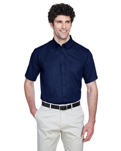 Ash City Core 365 88194 - Optimum Core 365™ Men's Short Sleeve Twill Shirts Clásico Armada