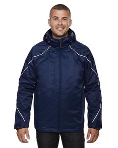Ash City North End 88196T - ANGLE MEN'S TALL 3-in-1 JACKET WITH BONDED FLEECE LINER Night