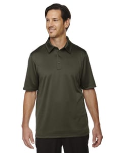 Ash City North End 88803 - Exhilarate Mens Coffee Charcoal Performance Polos With Pocket