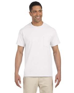 Gildan G230 - Ultra Cotton® 6 oz. Pocket T-Shirt (2300) Blanca