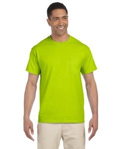 Gildan G230 - Ultra Cotton® 6 oz. Pocket T-Shirt (2300) Seguridad Verde