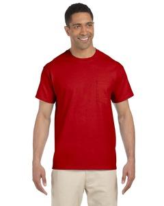 Gildan G230 - Ultra Cotton® 6 oz. Pocket T-Shirt (2300) Roja