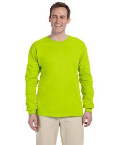 Gildan G240 - Ultra Cotton® 6 oz. Long-Sleeve T-Shirt (2400) Seguridad Verde