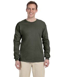 Gildan G240 - Ultra Cotton® 6 oz. Long-Sleeve T-Shirt (2400) Verde Militar