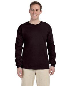 Gildan G240 - Ultra Cotton® 6 oz. Long-Sleeve T-Shirt (2400) Chocolate Negro