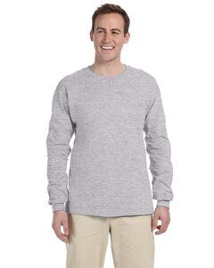 Gildan G240 - Ultra Cotton® 6 oz. Long-Sleeve T-Shirt (2400) Deporte Gris