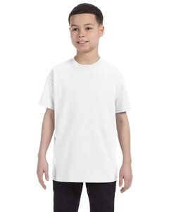 Gildan G500B - Heavy Cotton™ Youth 5.3 oz. T-Shirt (5000B) Blanca