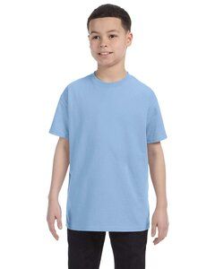 Gildan G500B - Heavy Cotton™ Youth 5.3 oz. T-Shirt (5000B) La luz azul