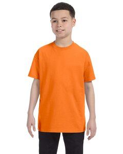 Gildan G500B - Heavy Cotton™ Youth 5.3 oz. T-Shirt (5000B) Seguridad de Orange