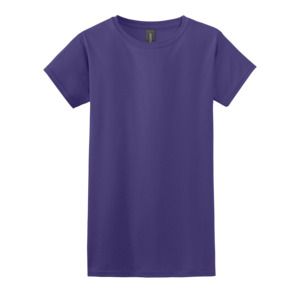 Gildan 64000L - Anillo Equipadas Spun Camiseta PARA LA MUJER Heather Purple