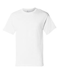 Champion T425 - Short Sleeve Tagless T-Shirt Blanca