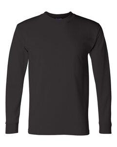 Bayside 2955 - Union-Made Long Sleeve T-Shirt Negro