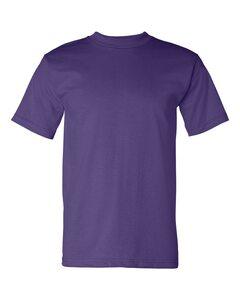 Bayside 5100 - USA-Made Short Sleeve T-Shirt Púrpura