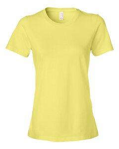 Anvil 880 - Remera ajustada a la moda para mujer  Spring Yellow