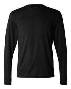 Augusta Sportswear 788 - Remera absorbente de manga larga para adultos Negro
