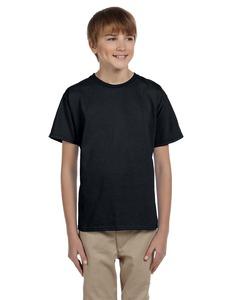 Fruit of the Loom 3930BR - Youth Heavy Cotton HD™ T-Shirt Negro