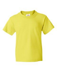 Fruit of the Loom 3930BR - Youth Heavy Cotton HD™ T-Shirt Amarillo neón