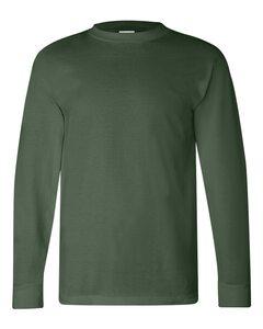 Bayside 6100 - USA-Made Long Sleeve T-Shirt Bosque Verde