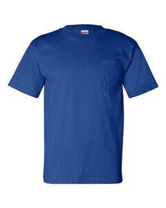 Bayside 7100 - USA-Made Short Sleeve T-Shirt with a Pocket Royal Blue