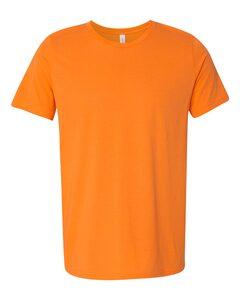 Bella+Canvas 3650 - Remera Unisex de algodón/poliéster Neón naranja