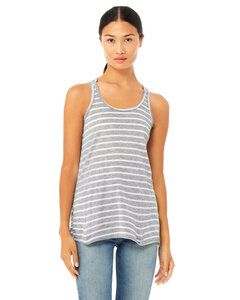 Bella+Canvas 8800 - Musculosa Flowy Racerback  Athletic Heather/ White