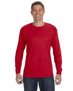 Gildan 5400 - Remera de algodón grueso manga larga Roja