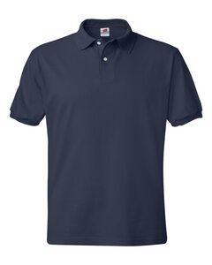 Hanes 054X - Blended Jersey Sport Shirt Marina