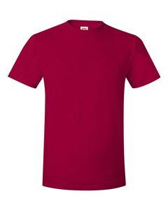 Hanes 4980 - Ringspun Nano-T® T-Shirt De color rojo oscuro