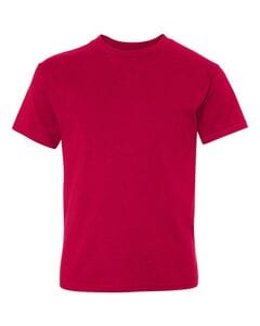 Hanes 498Y - Youth Nano-T® T-Shirt De color rojo oscuro