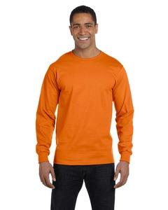 Hanes 5186 - Long Sleeve Beefy-T® Naranja