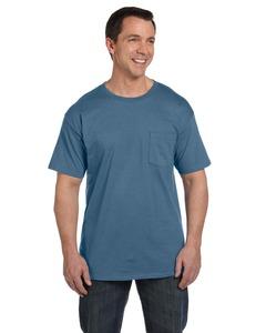 Hanes 5190 - Beefy-T® with a Pocket Denim Blue