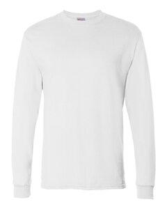 Hanes 5286 - ComfortSoft® Heavyweight Long Sleeve T-Shirt Blanca