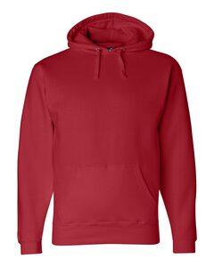 J. America 8824 - Premium Hooded Sweatshirt Roja
