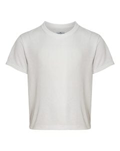 JERZEES 21BR - Youth 100% Polyester Short Sleeve T-Shirt Blanca