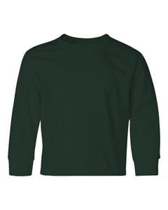JERZEES 29BLR - Heavyweight Blend™ 50/50 Youth Long Sleeve T-Shirt Bosque Verde