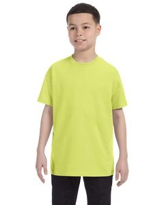 JERZEES 29BR - Heavyweight Blend™ 50/50 Youth T-Shirt Seguridad Verde