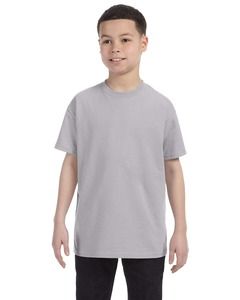 JERZEES 29BR - Heavyweight Blend™ 50/50 Youth T-Shirt Plata